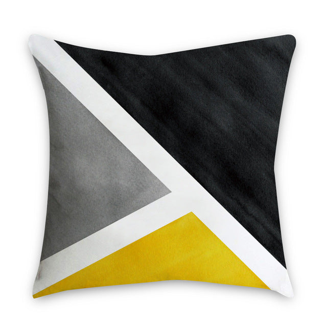 Simple Fashion Print Pillow Cover for Home and Car