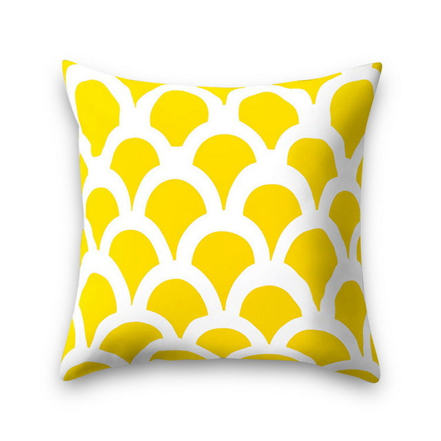 Simple Fashion Print Pillow Cover for Home and Car