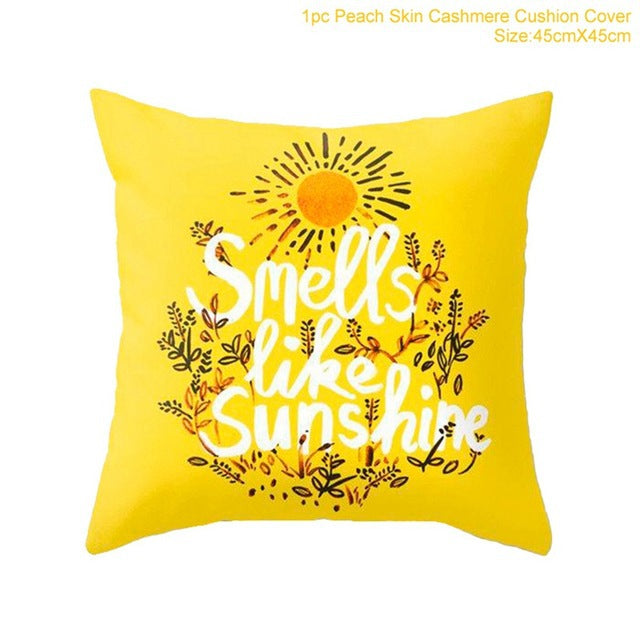 Simple Fashion Print Pillow Cover for Home and Car