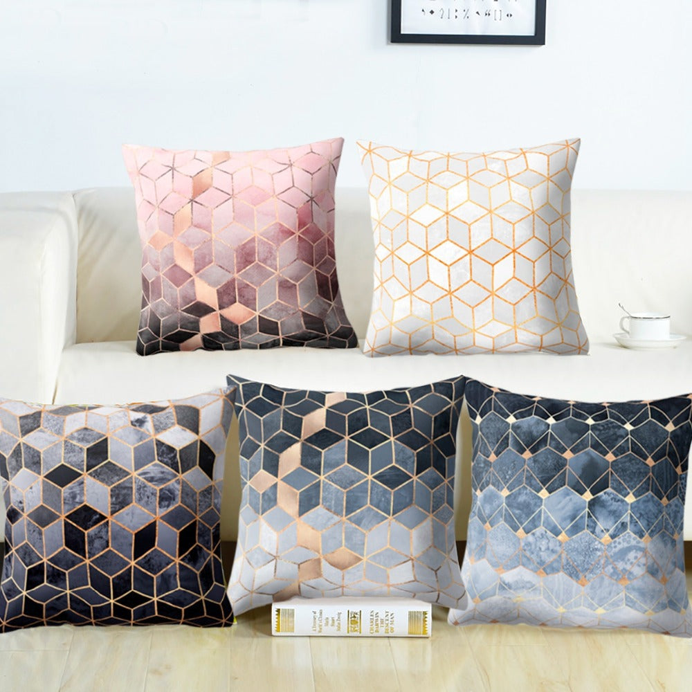 Simple Fashion Print Pillow Cover for Home and Car