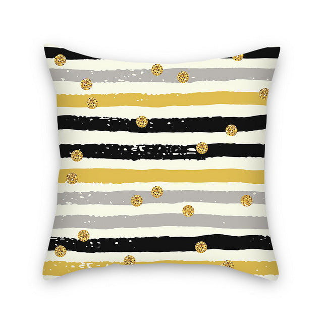 Simple Fashion Print Pillow Cover for Home and Car