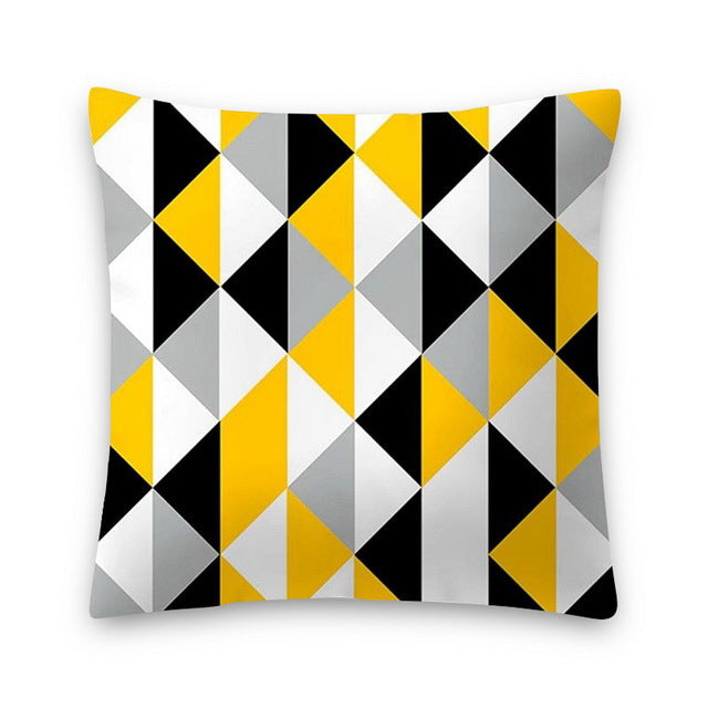 Simple Fashion Print Pillow Cover for Home and Car