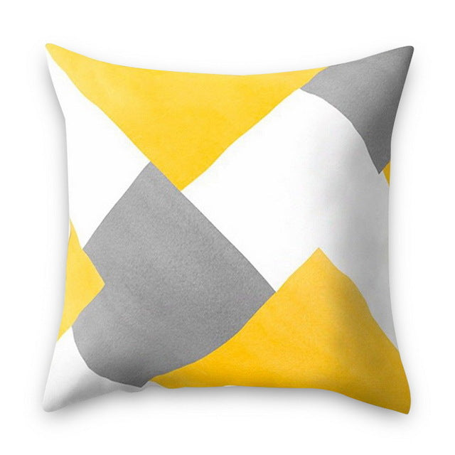 Simple Fashion Print Pillow Cover for Home and Car